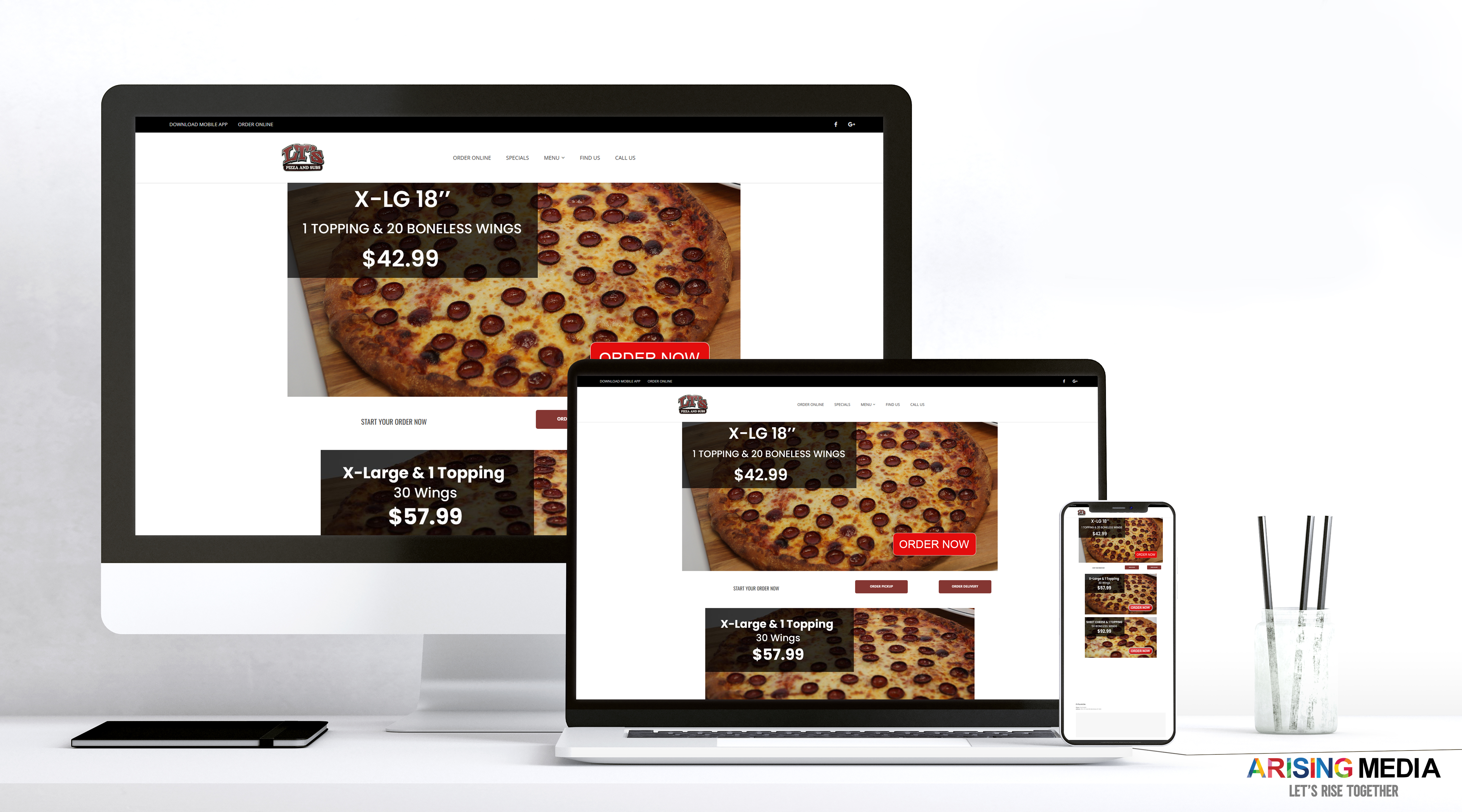 Web, Arising Media portfolio